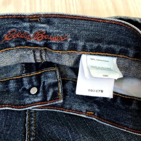 Eddie Bauer Women's Denim Blue Jeans 10R - Picture 7 of 12